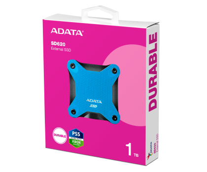 Dysk zewnętrzny ADATA SSD External SD620 1TB U3.2A Gen2 520/460 MB/s Niebieski